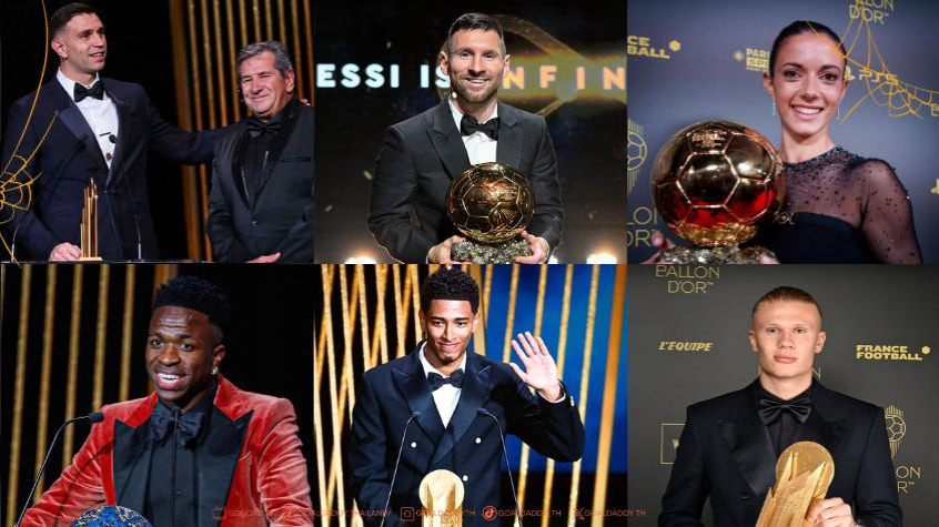 Football News :  ผลรางวัล Ballon d ' Or ประจำปี 2023